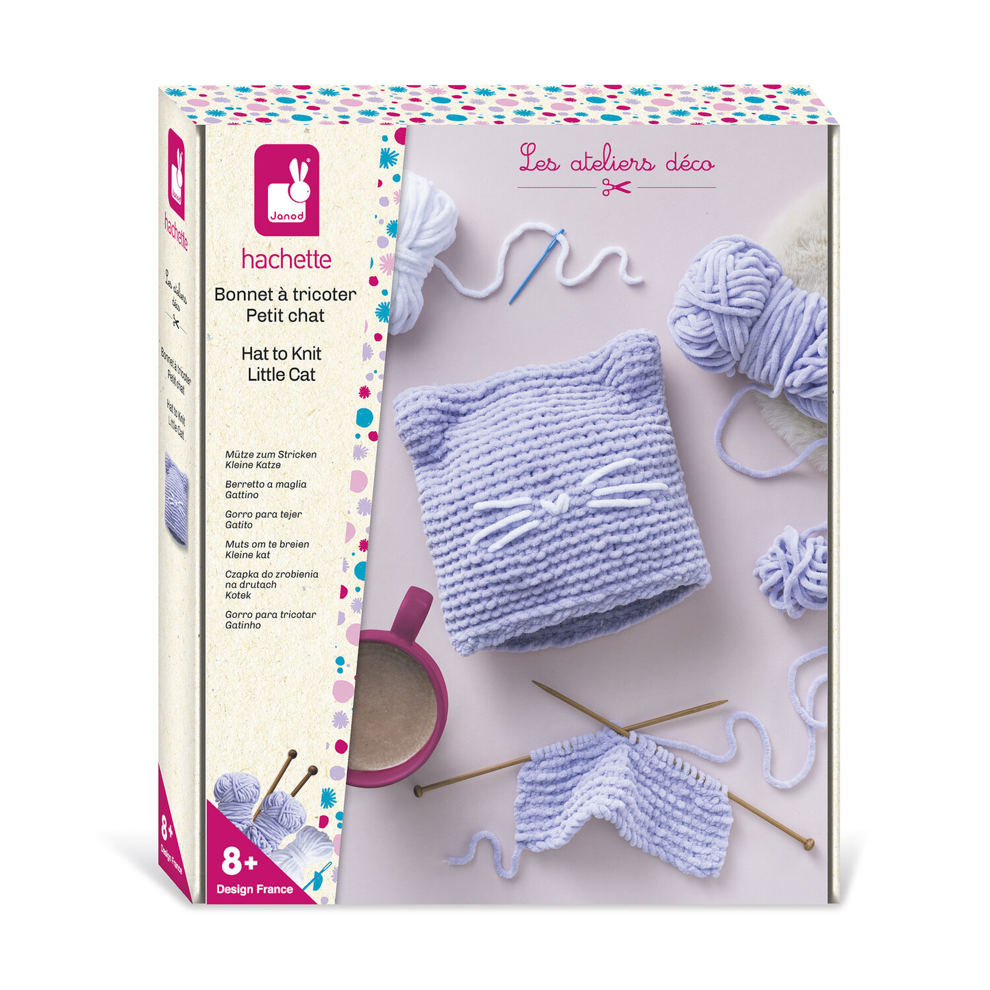 BONNET A TRICOTER - PETIT CHAT