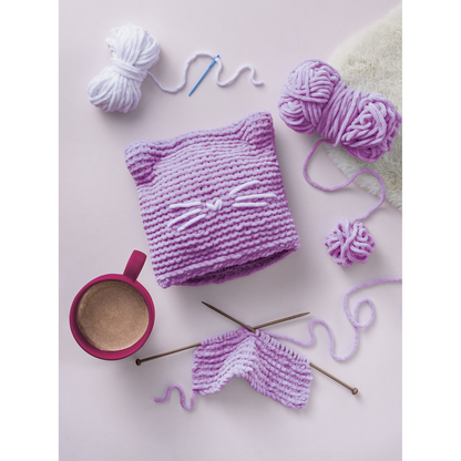 BONNET A TRICOTER - PETIT CHAT