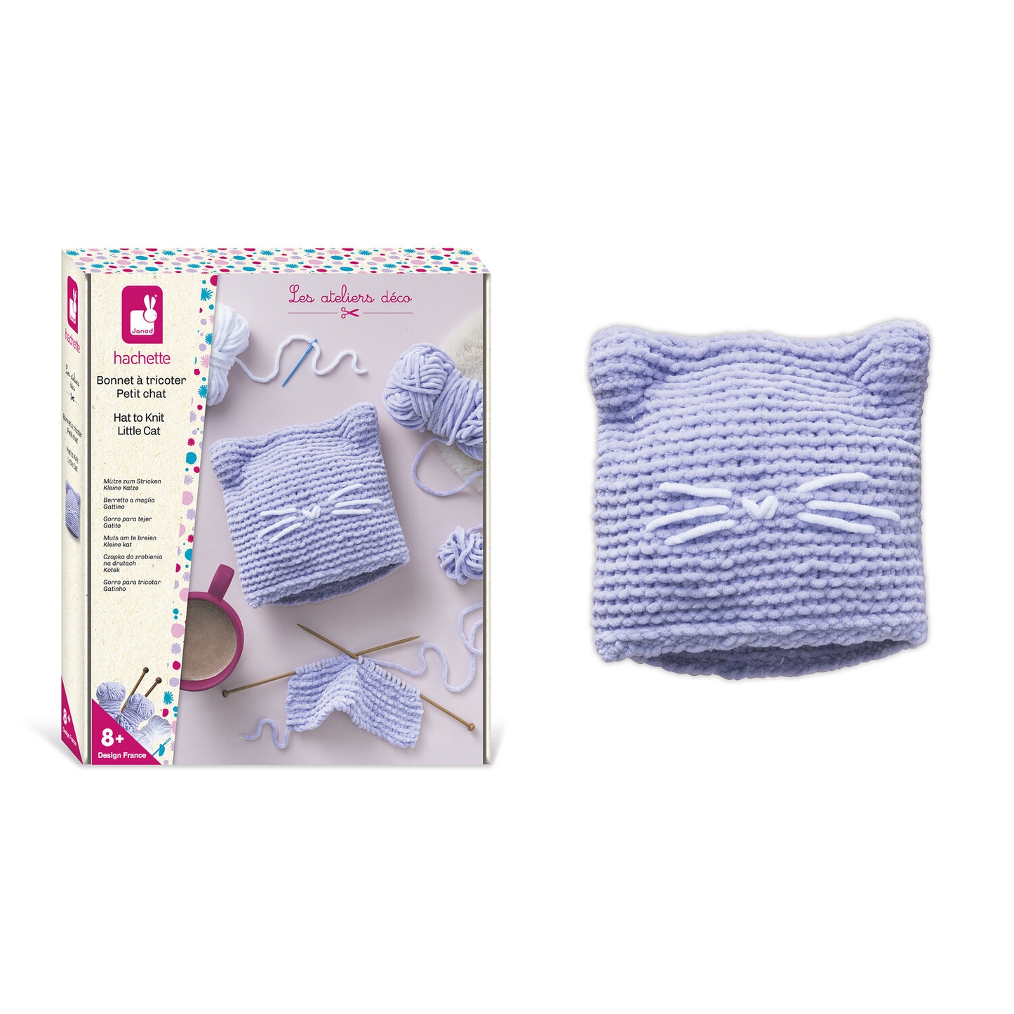 BONNET A TRICOTER - PETIT CHAT