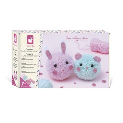 2 PETITS ANIMAUX POMPONS A CREER