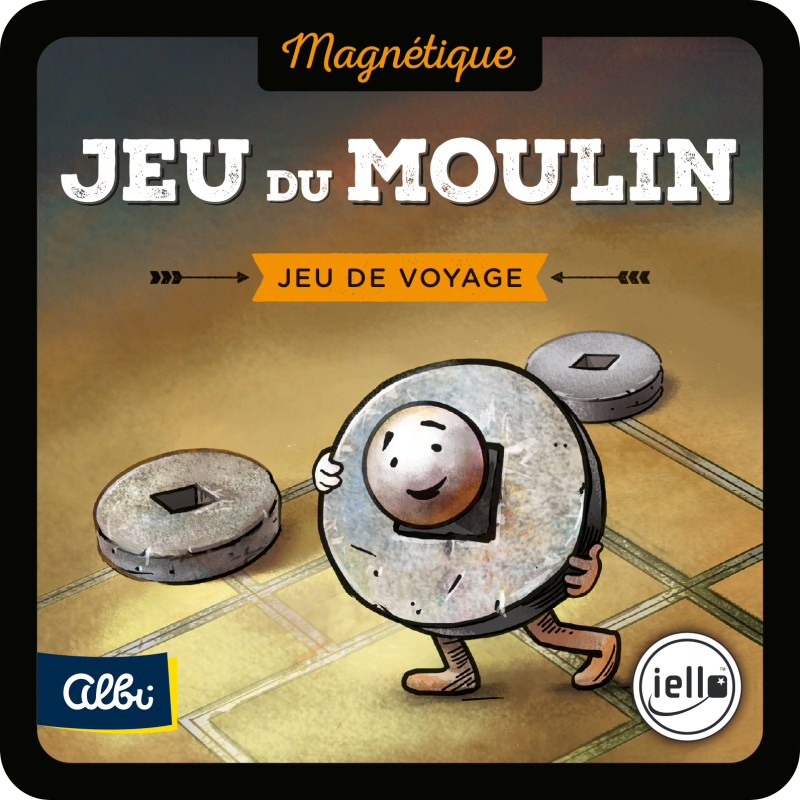 IELLO - Magnétique : Jeu du moulin