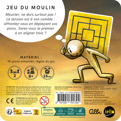 IELLO - Magnétique : Jeu du moulin