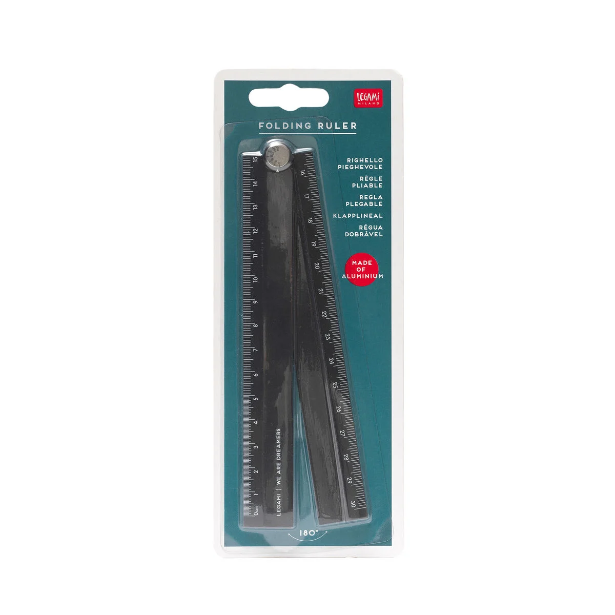 FOLDING RULER - RÈGLE PLIANTE - BLACK