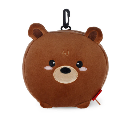 MY TRAVEL BUDDY - COUSSIN DE VOYAGE AVEC MASQUE - TEDDY BEAR