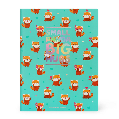 QUADERNO - CARNET LIGNÉ - RED PANDA