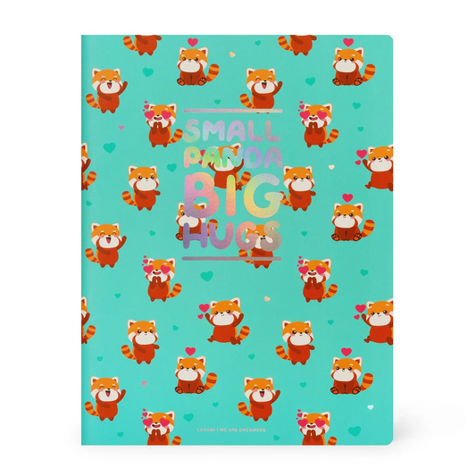 QUADERNO - CARNET LIGNÉ - RED PANDA