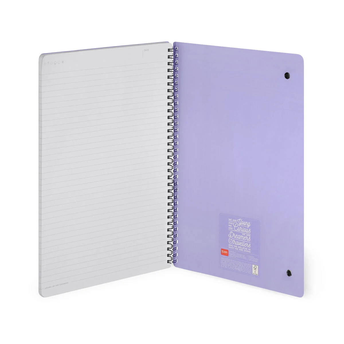SPIRAL-BOUND NOTEBOOK - CAHIER LIGNÉ À SPIRALE - UNICORN