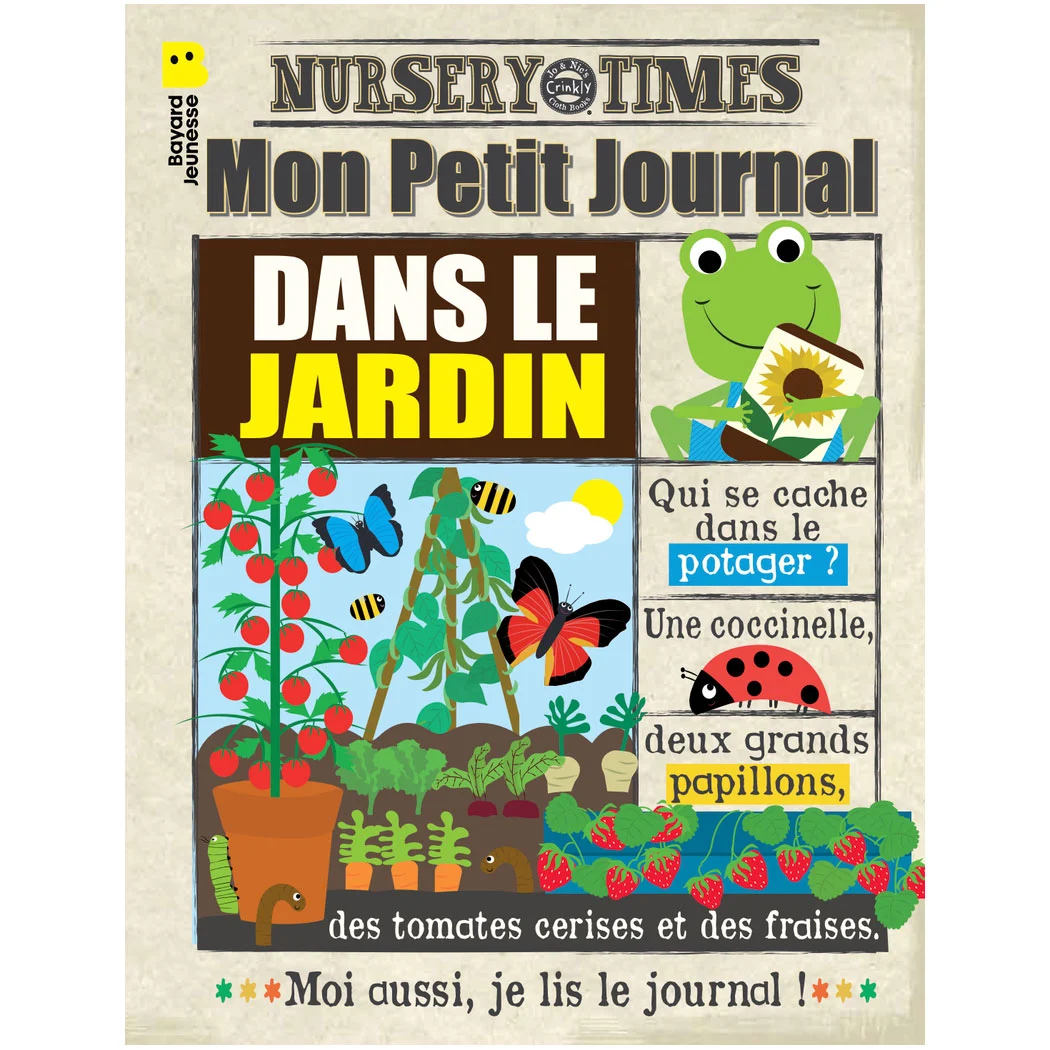 CRINKLY - Mon petit journal - LE JARDIN