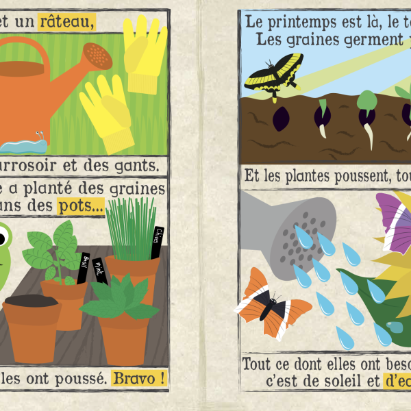 CRINKLY - Mon petit journal - LE JARDIN