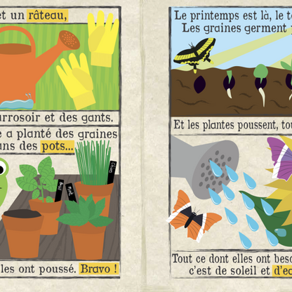 CRINKLY - Mon petit journal - LE JARDIN