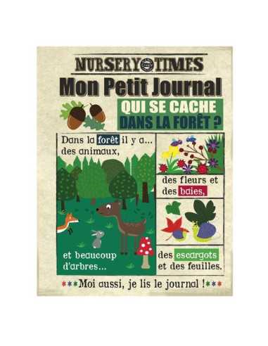 CRINKLY - Mon petit journal - LA FORET
