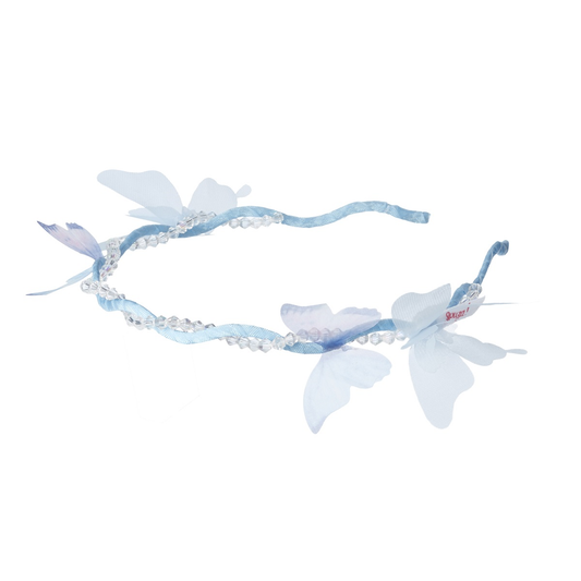 Diadème Rineke papillon bleu