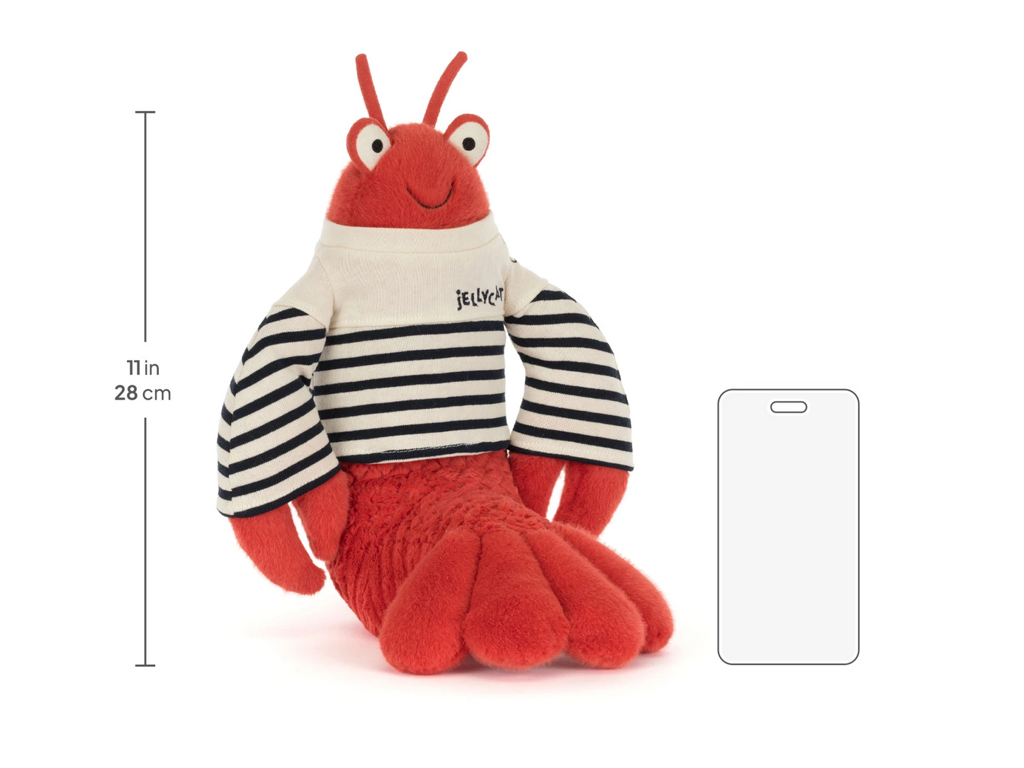 Larry Lobster Sailor Outfit - 28cm x 9cm x 24cm