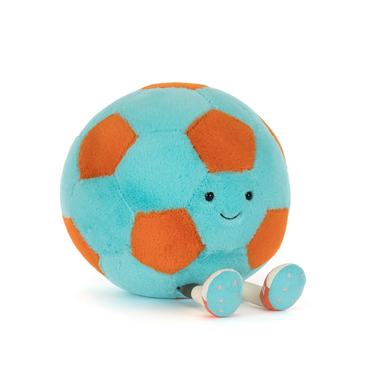 Amuseables Jellycat Football - 27cm x 19cm x 19cm