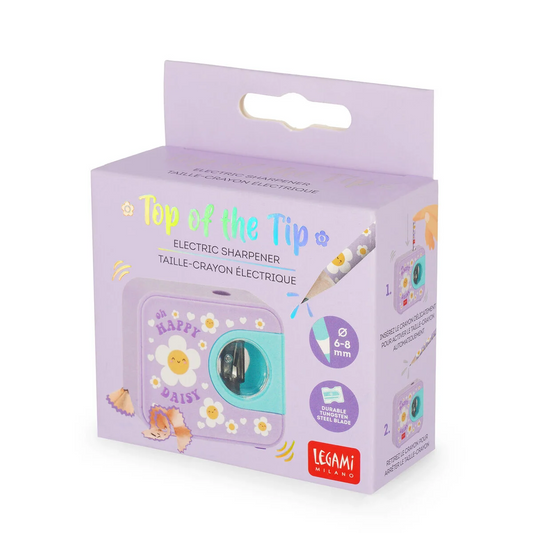 TOP OF THE TIP - TAILLE- CRAYON ÉLECTRIQUE - DAISY