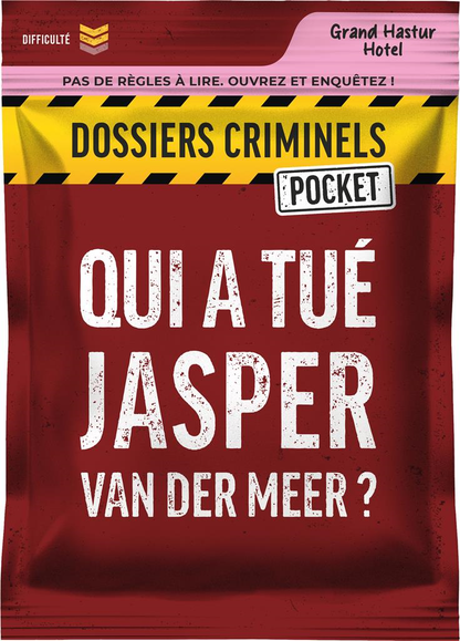 Dossier Criminel Pocket - Qui a tué Jasper Van Der Meer ?