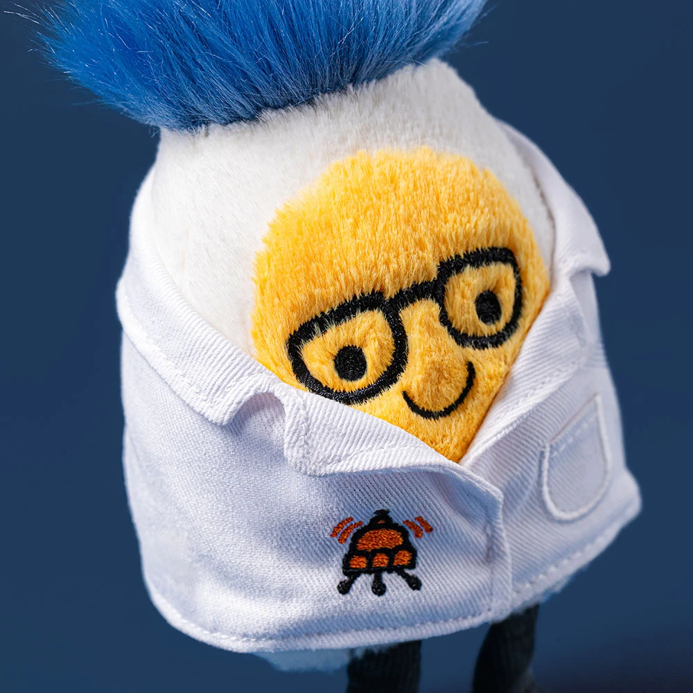 Amuseables Boiled Egg Scientist Outfit - 14cm x 9cm x 4cm