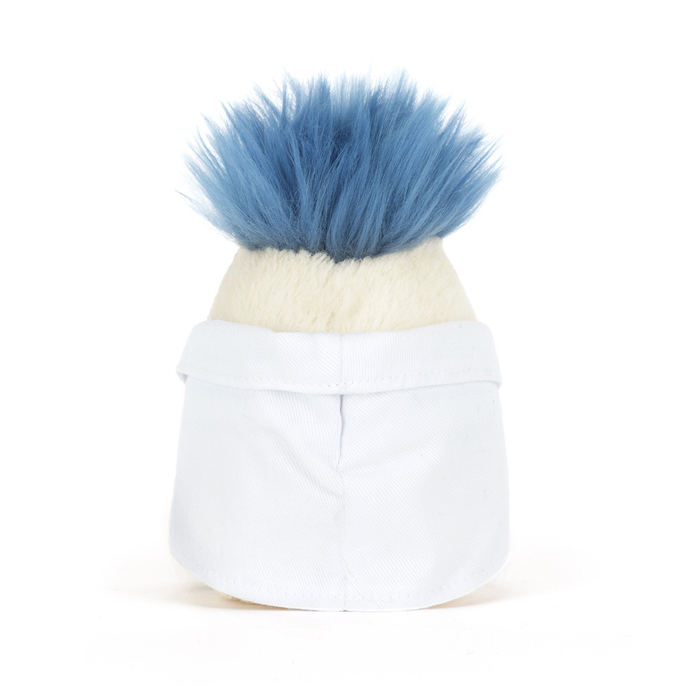 Amuseables Boiled Egg Scientist Outfit - 14cm x 9cm x 4cm