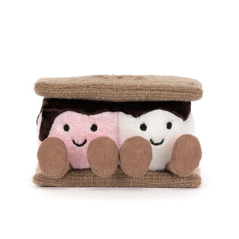 Amuseables S'mores - 7cm x 12cm x 7cm