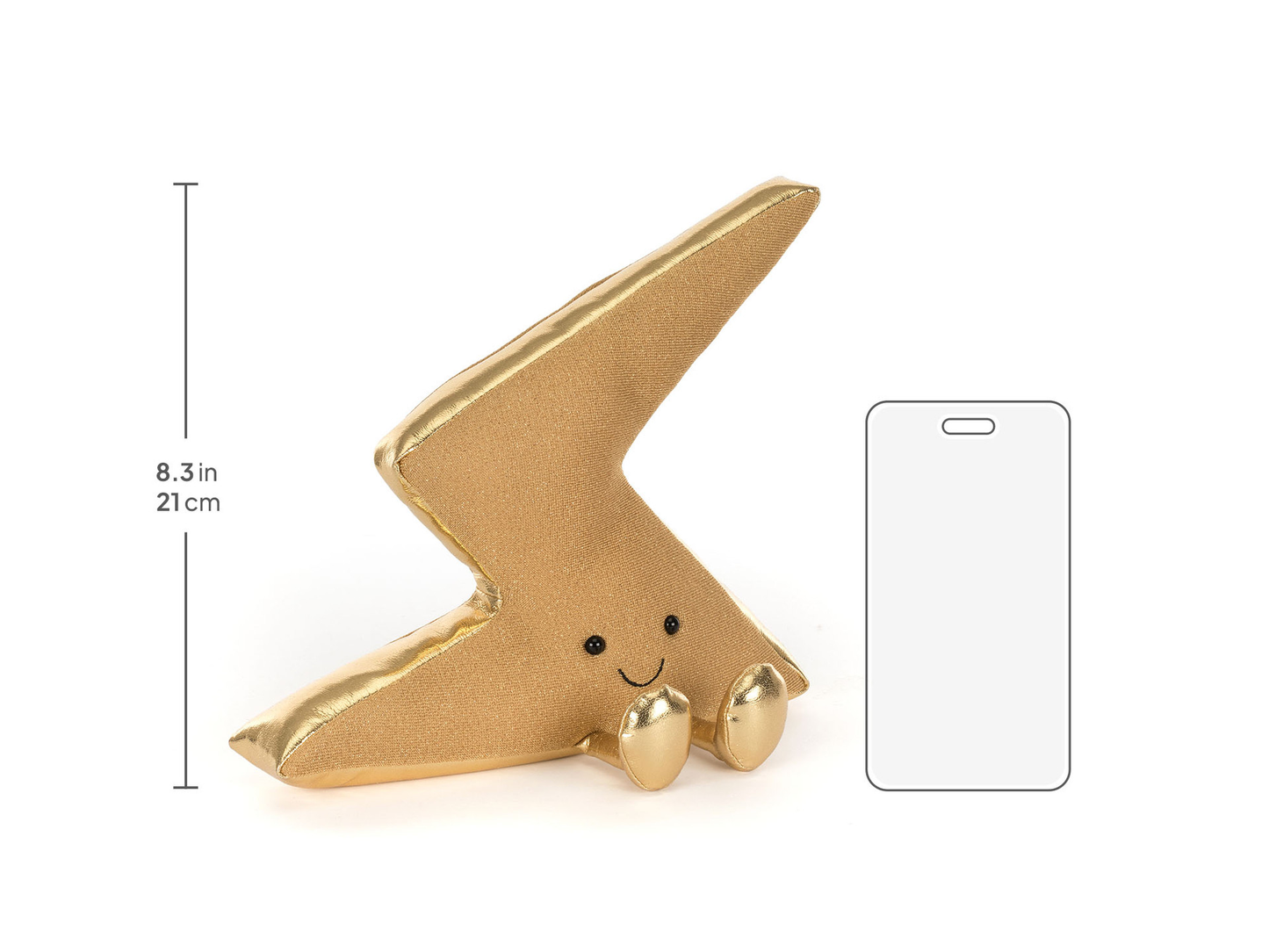 Amuseables Zapperty Lightning Bolt - 24cm x 23cm x 5cm