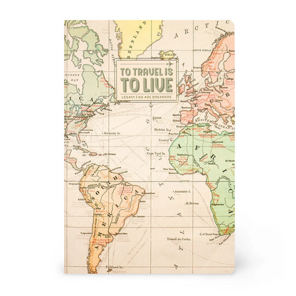 QUADERNO - CARNET LIGNÉ - TRAVEL - Format B5