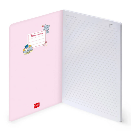 QUADERNO - CAHIER LIGNE' - KITTY - Format B5