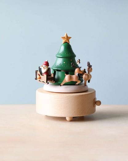 Xmas Music Box n°35 - Santa & Reindeer