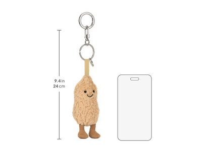 Amuseables Peanut Bag Charm - 24cm x 5cm x 4cm