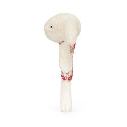Blossom Cream Bunny 'Berry' Ring Rattle - 18cm x 8cm x 2cm