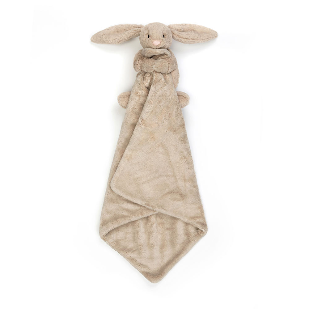 Bashful Beige Bunny Soother - 15cm x 34cm x 34cm