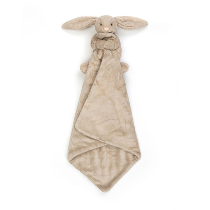 Bashful Beige Bunny Soother - 15cm x 34cm x 34cm