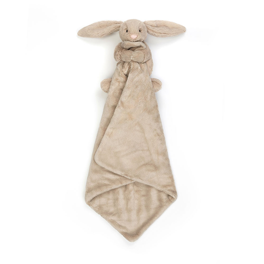 Bashful Beige Bunny Soother - 15cm x 34cm x 34cm