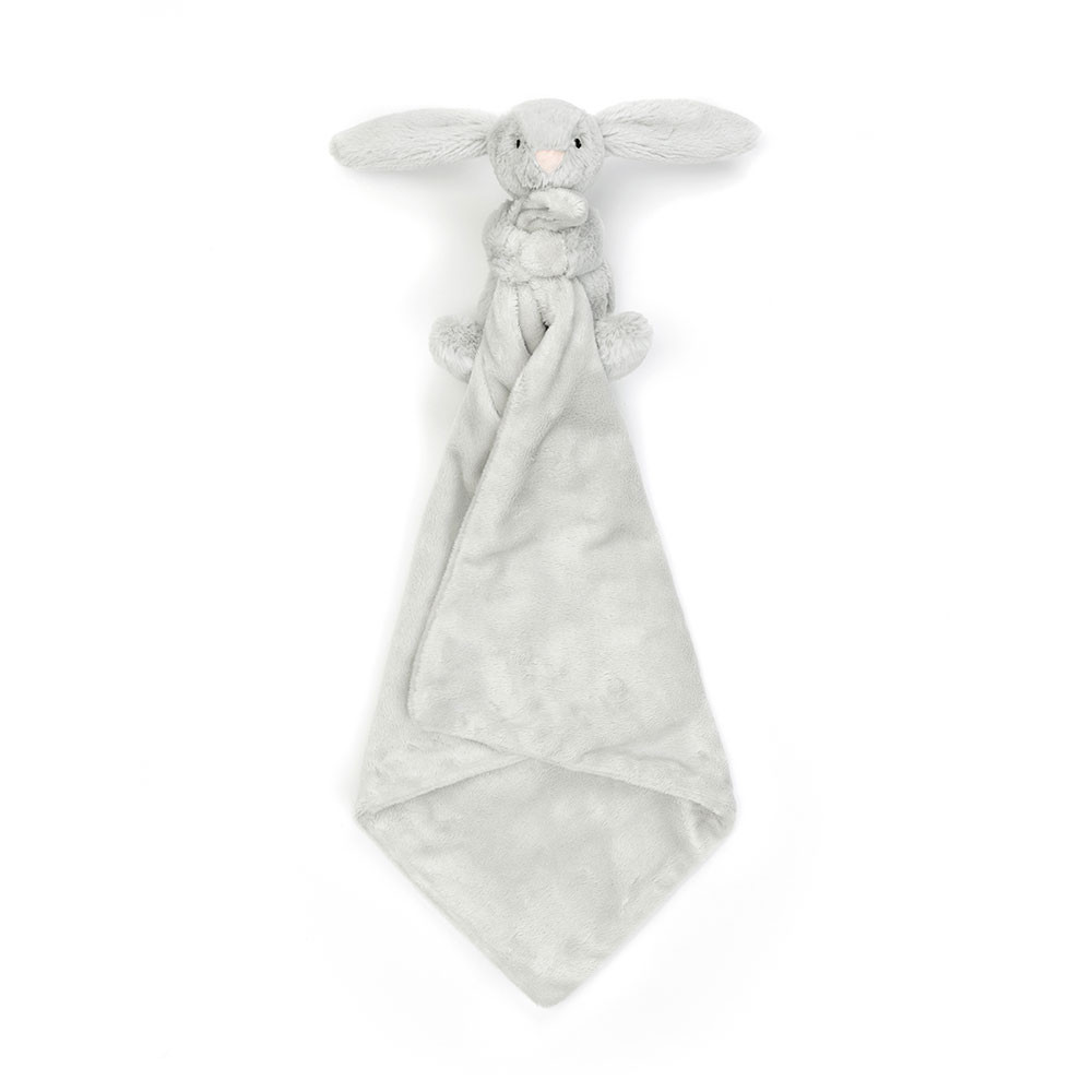 Bashful Silver Bunny Soother - 15cm x 34cm x 34cm