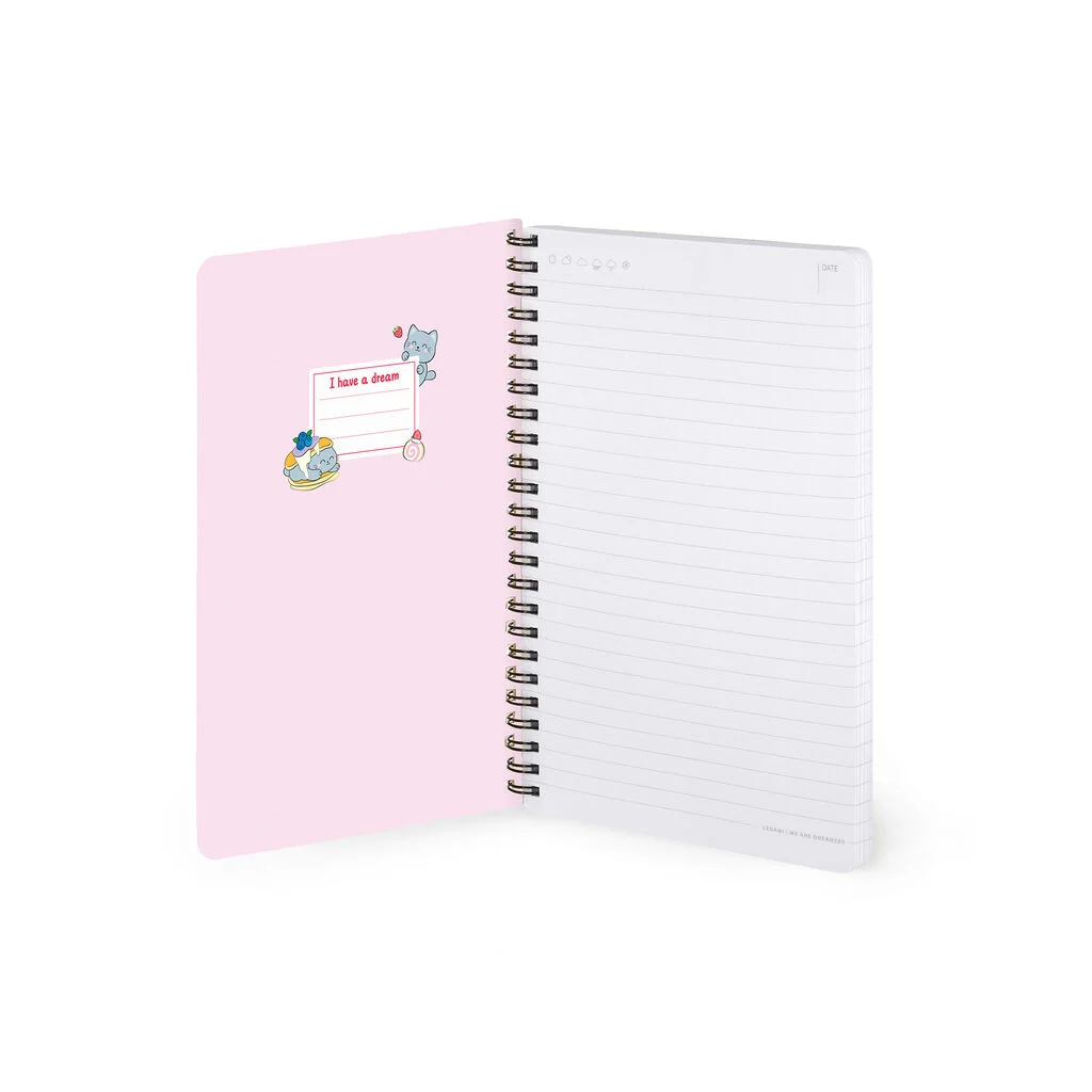 SPIRAL-BOUND NOTEBOOK - KITTY - Format A5
