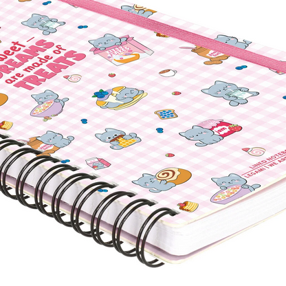 SPIRAL-BOUND NOTEBOOK - KITTY - Format A5