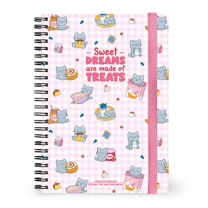 SPIRAL-BOUND NOTEBOOK - KITTY - Format A5