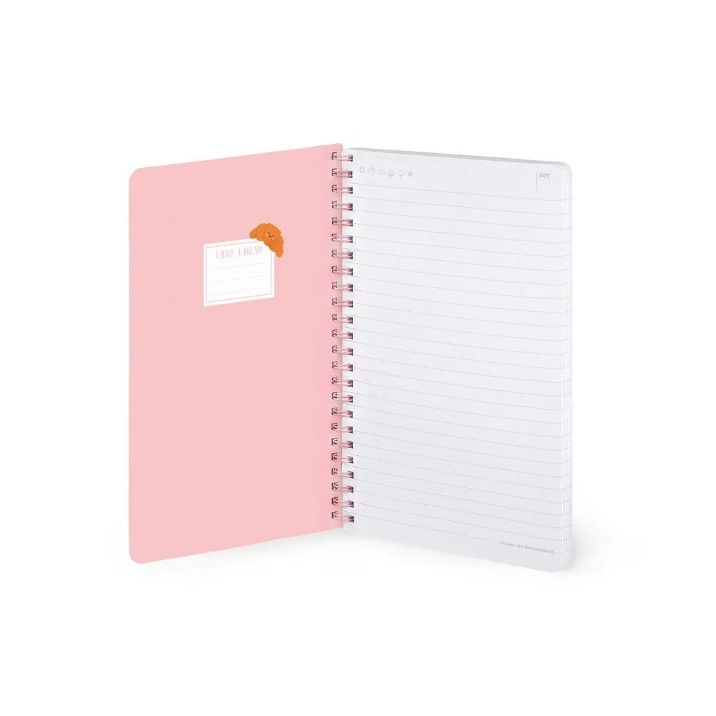 SPIRAL-BOUND NOTEBOOK - CROISSANT - Format A5