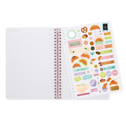 SPIRAL-BOUND NOTEBOOK - CROISSANT - Format A5