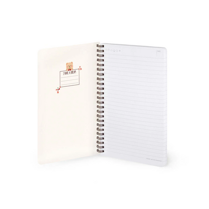 SPIRAL-BOUND NOTEBOOK - TEDDY BEAR - Format A5