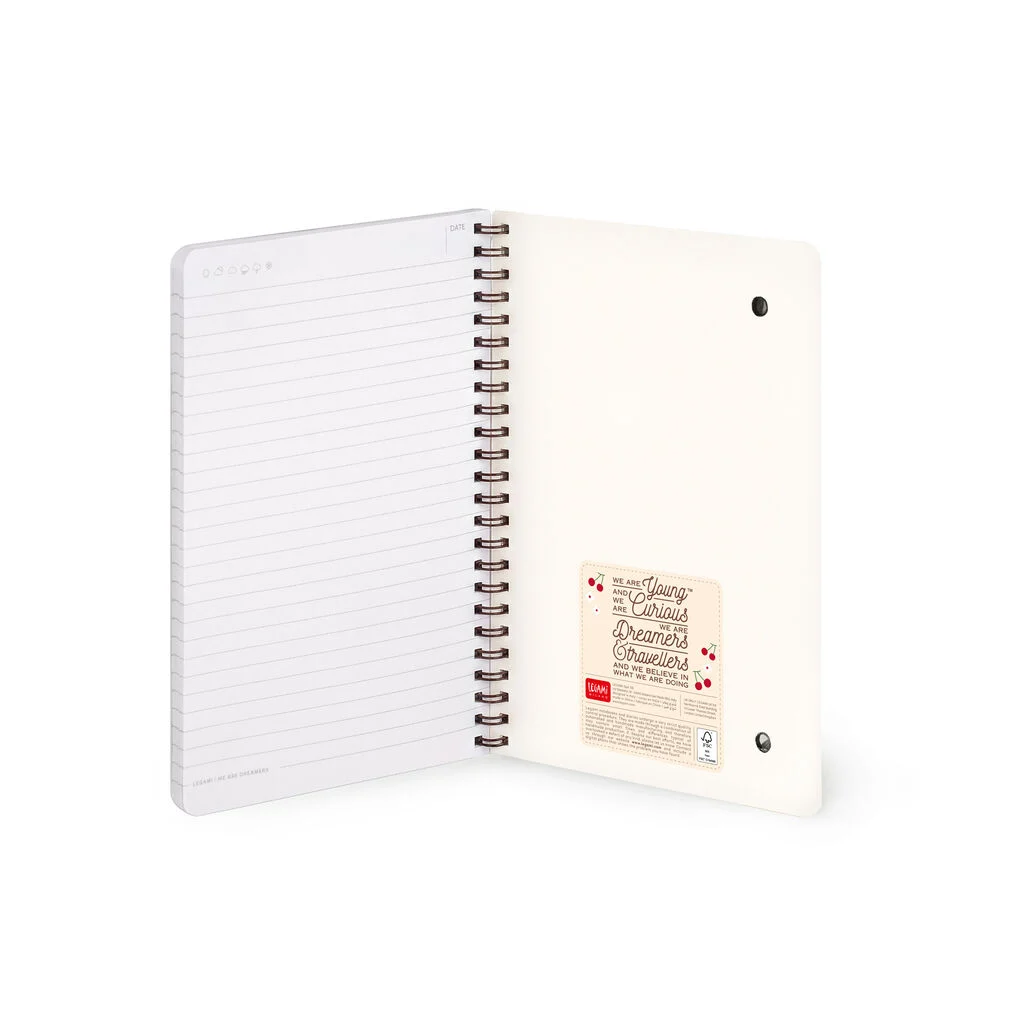 SPIRAL-BOUND NOTEBOOK - TEDDY BEAR - Format A5
