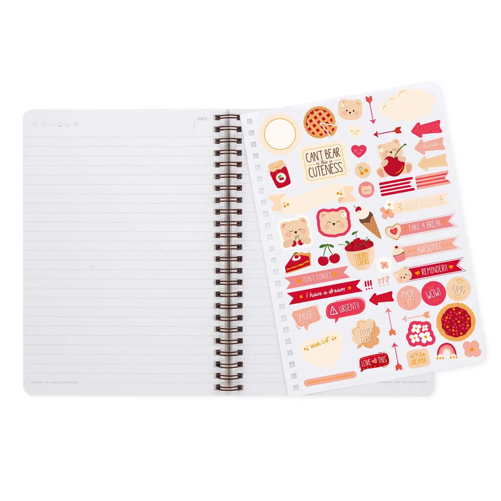 SPIRAL-BOUND NOTEBOOK - TEDDY BEAR - Format A5