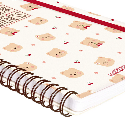 SPIRAL-BOUND NOTEBOOK - TEDDY BEAR - Format A5