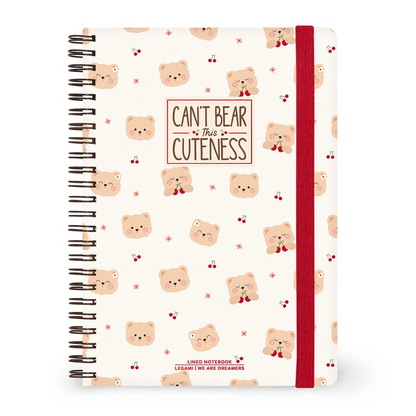 SPIRAL-BOUND NOTEBOOK - TEDDY BEAR - Format A5