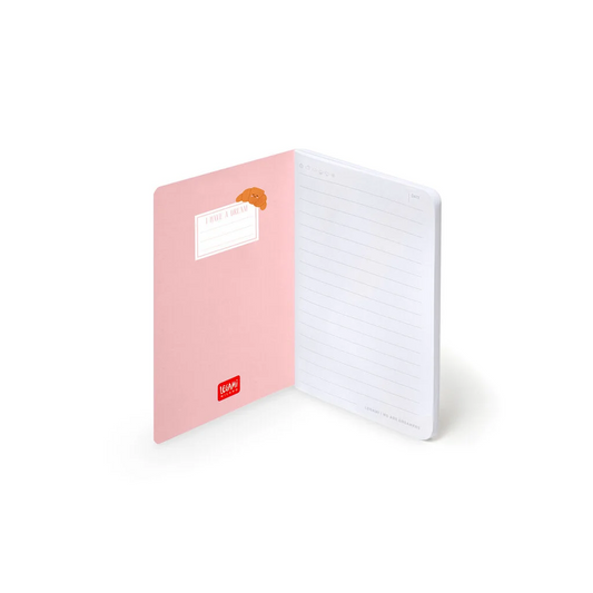 QUADERNO - croissant - Format A6 - Ligné