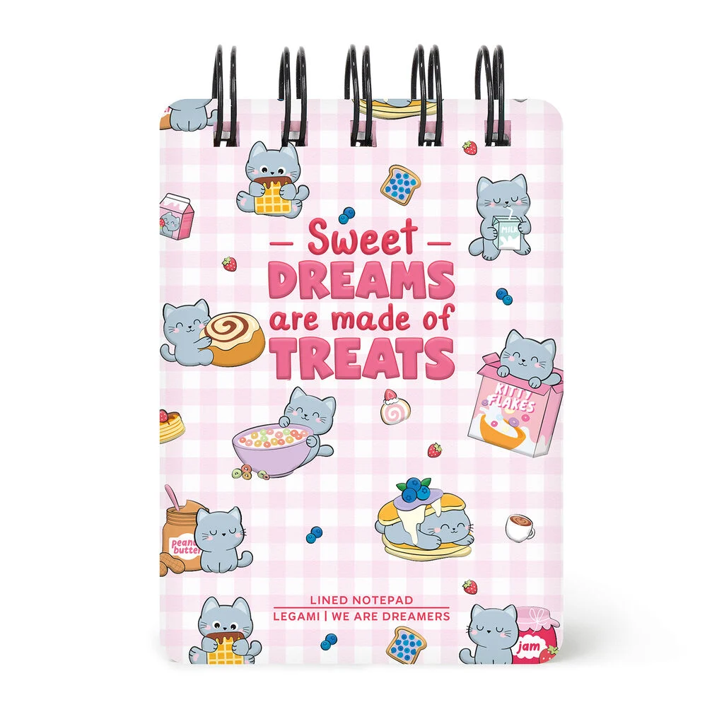 SPIRAL-BOUND NOTEPAD - KITTY