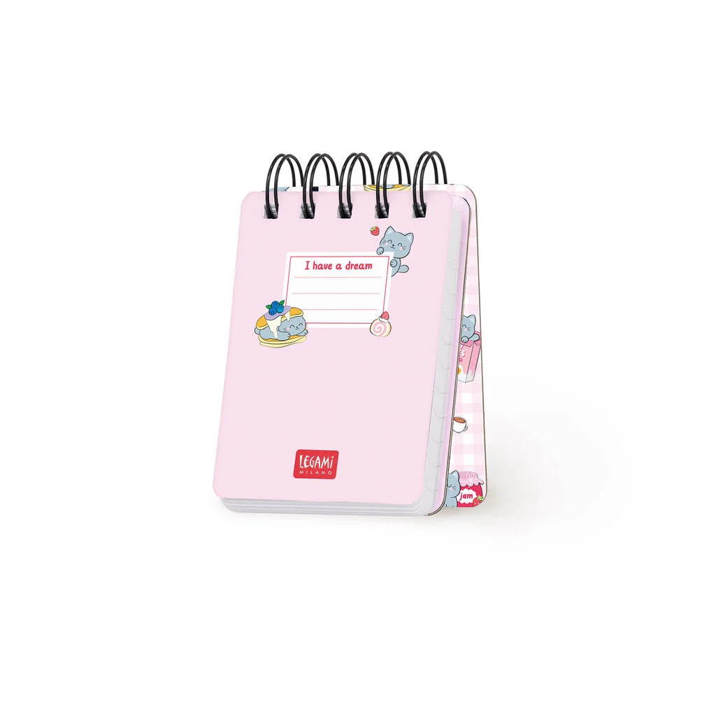 SPIRAL-BOUND NOTEPAD - KITTY