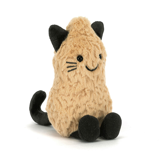 Amuseables Peanut ‘Cat’ - 15cm x 7cm x 6cm