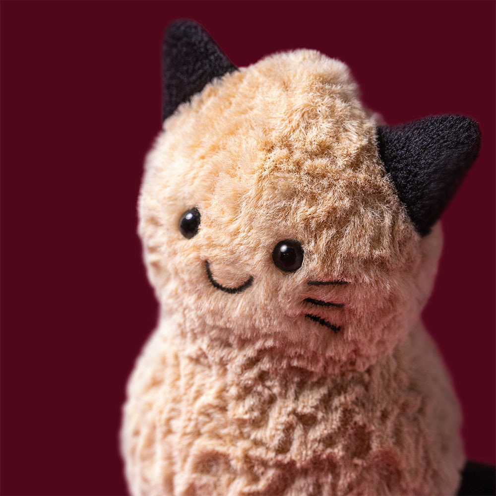 Amuseables Peanut ‘Cat’ - 15cm x 7cm x 6cm
