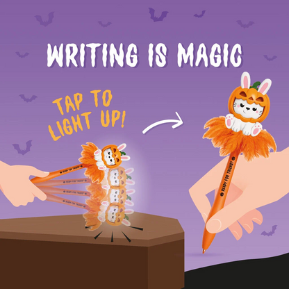 WRITING IS MAGIC - STYLO À ENCRE GEL LUMINEUX - BUNNY