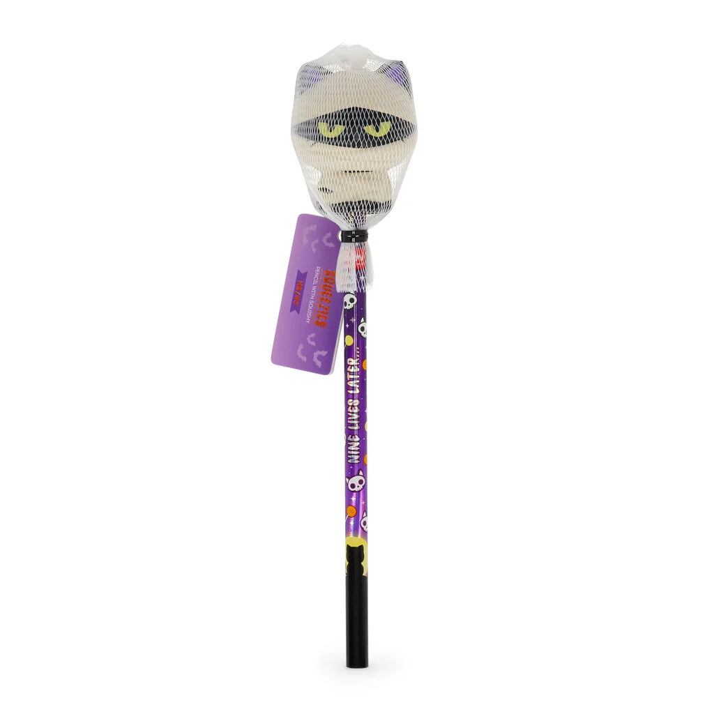 SQUEEZIES - CRAYON AVEC ANTI-STRESS - KITTY